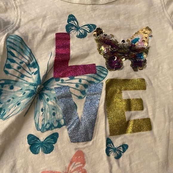 VIGOSS SEQUIN BUTTERFLY TOP & LOL SURPRISE DOLL TOP - Picture 4 of 5